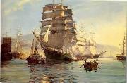 unknow artist Seascape, boats, ships and warships. 32 France oil painting reproduction